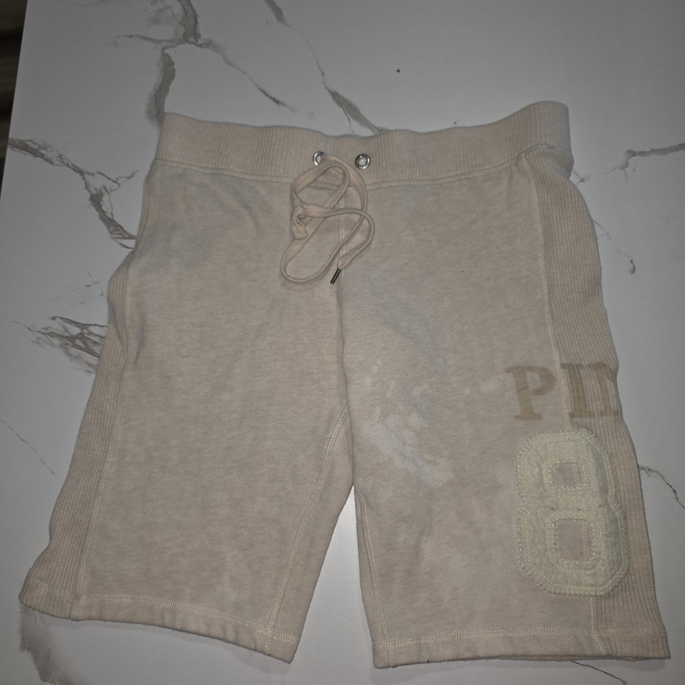 PINK Victoria's Secret Cream Vintage Shorts